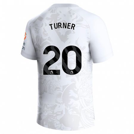 Kandiny Niño Camiseta Danielle Turner #20 Blanco 2ª Equipación 2023/24 La Camisa Chile