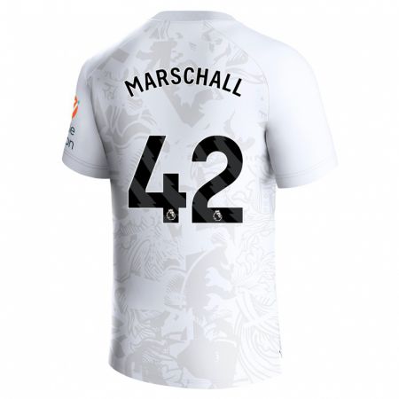 Kandiny Niño Camiseta Filip Marschall #42 Blanco 2ª Equipación 2023/24 La Camisa Chile