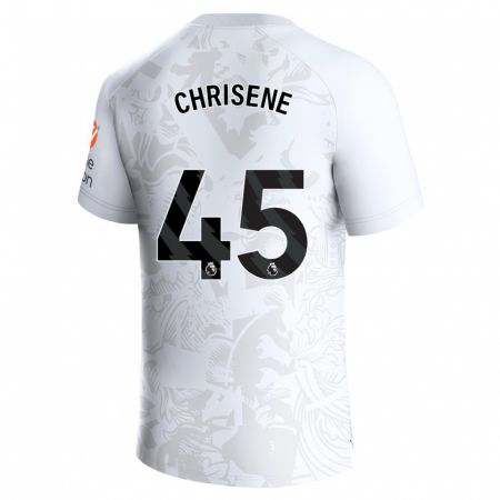 Kandiny Niño Camiseta Ben Chrisene #45 Blanco 2ª Equipación 2023/24 La Camisa Chile