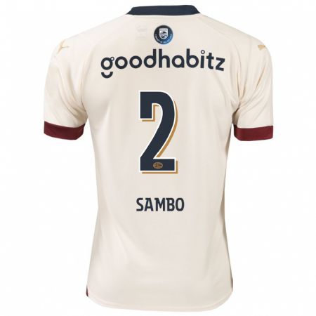 Kandiny Niño Camiseta Shurandy Sambo #2 Blanquecino 2ª Equipación 2023/24 La Camisa Chile