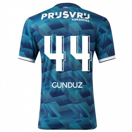 Kandiny Niño Camiseta Omer Gunduz #44 Azul 2ª Equipación 2023/24 La Camisa Chile