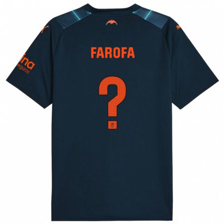 Kandiny Niño Camiseta Rodrigo Farofa #0 Azul Marino 2ª Equipación 2023/24 La Camisa Chile