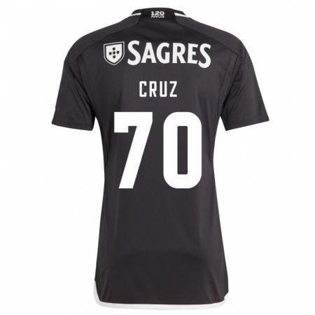 Kandiny Niño Camiseta Filipe Cruz #70 Negro 2ª Equipación 2023/24 La Camisa Chile