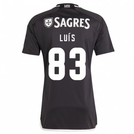 Kandiny Niño Camiseta Rafael Luís #83 Negro 2ª Equipación 2023/24 La Camisa Chile