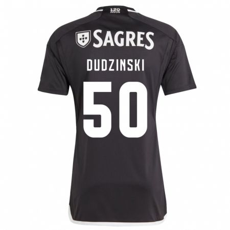 Kandiny Niño Camiseta Marcel Dudzinski #50 Negro 2ª Equipación 2023/24 La Camisa Chile