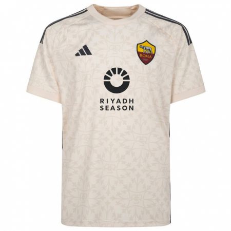 Kandiny Niño Camiseta Gianluca Mancini #23 Blanquecino 2ª Equipación 2023/24 La Camisa Chile