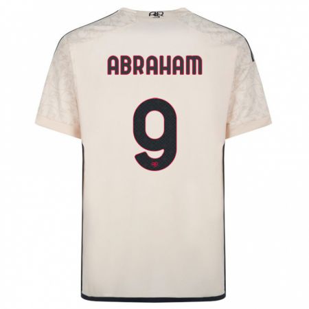 Kandiny Niño Camiseta Tammy Abraham #9 Blanquecino 2ª Equipación 2023/24 La Camisa Chile