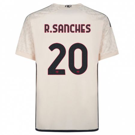 Kandiny Niño Camiseta Renato Sanches #20 Blanquecino 2ª Equipación 2023/24 La Camisa Chile