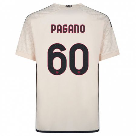 Kandiny Niño Camiseta Riccardo Pagano #60 Blanquecino 2ª Equipación 2023/24 La Camisa Chile