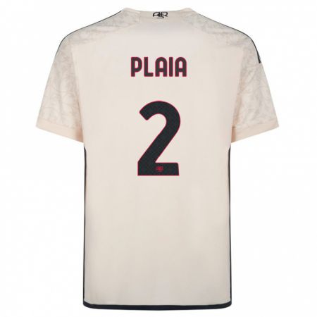 Kandiny Niño Camiseta Matteo Plaia #2 Blanquecino 2ª Equipación 2023/24 La Camisa Chile