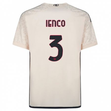 Kandiny Niño Camiseta Simone Ienco #3 Blanquecino 2ª Equipación 2023/24 La Camisa Chile