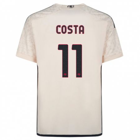 Kandiny Niño Camiseta João Costa #11 Blanquecino 2ª Equipación 2023/24 La Camisa Chile