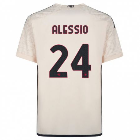 Kandiny Niño Camiseta Filippo Alessio #24 Blanquecino 2ª Equipación 2023/24 La Camisa Chile