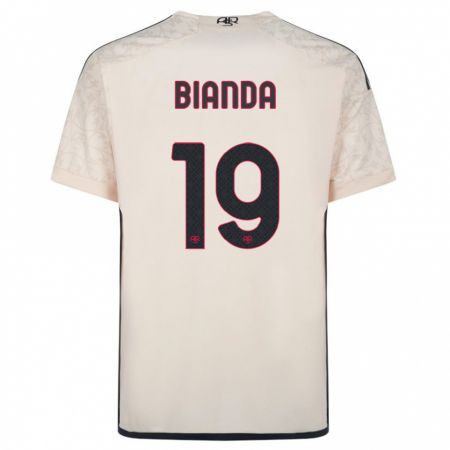Kandiny Niño Camiseta William Bianda #19 Blanquecino 2ª Equipación 2023/24 La Camisa Chile