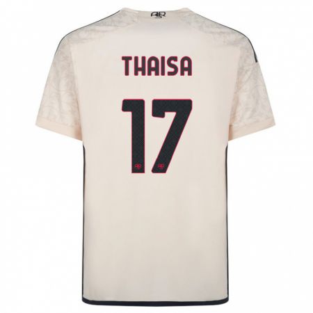 Kandiny Niño Camiseta Thaisa #17 Blanquecino 2ª Equipación 2023/24 La Camisa Chile
