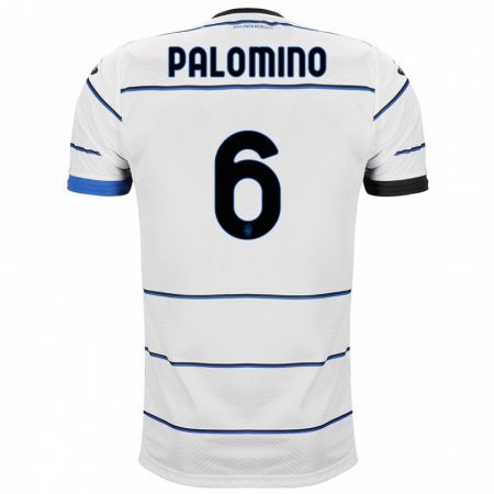 Kandiny Niño Camiseta José Luis Palomino #6 Blanco 2ª Equipación 2023/24 La Camisa Chile