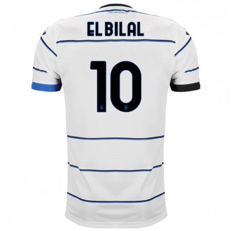 Kandiny Niño Camiseta El Bilal Touré #10 Blanco 2ª Equipación 2023/24 La Camisa Chile