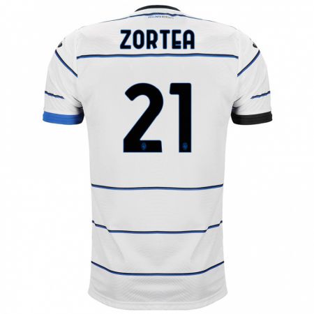 Kandiny Niño Camiseta Nadir Zortea #21 Blanco 2ª Equipación 2023/24 La Camisa Chile