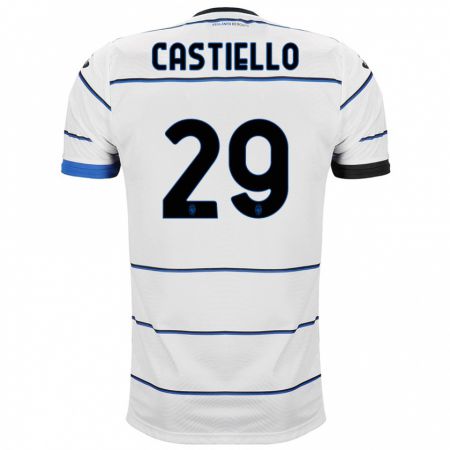 Kandiny Niño Camiseta Alex Castiello #29 Blanco 2ª Equipación 2023/24 La Camisa Chile
