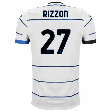 Kandiny Niño Camiseta Giulia Rizzon #27 Blanco 2ª Equipación 2023/24 La Camisa Chile