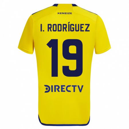 Kandiny Niño Camiseta Ignacio Rodríguez #19 Amarillo 2ª Equipación 2023/24 La Camisa Chile