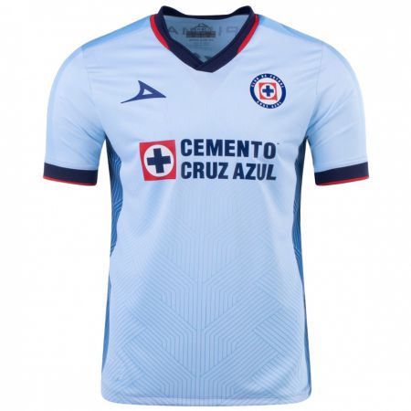 Kandiny Niño Camiseta Carlos Salcedo #3 Cielo Azul 2ª Equipación 2023/24 La Camisa Chile