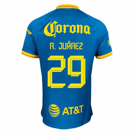 Kandiny Niño Camiseta Ramón Juárez #29 Azul 2ª Equipación 2023/24 La Camisa Chile