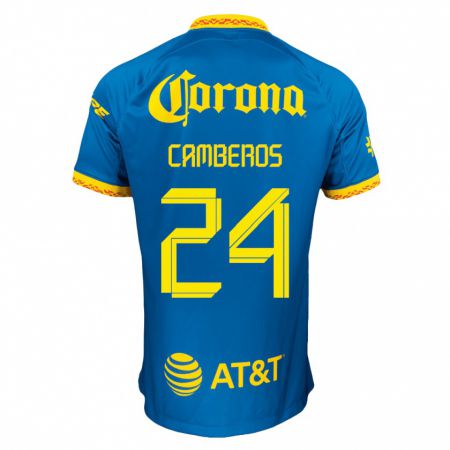 Kandiny Niño Camiseta Scarlett Camberos #24 Azul 2ª Equipación 2023/24 La Camisa Chile