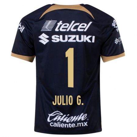Kandiny Niño Camiseta Julio González #1 Azul Oscuro 2ª Equipación 2023/24 La Camisa Chile