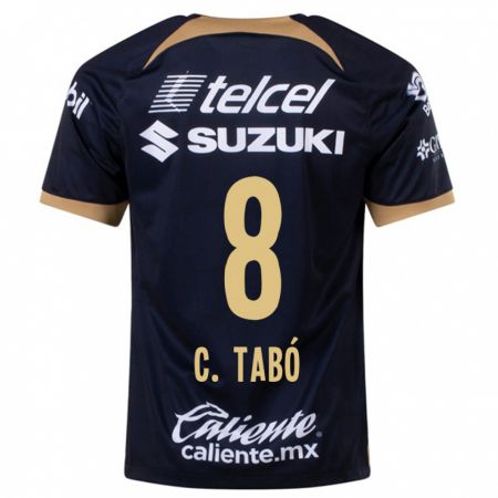 Kandiny Niño Camiseta Christian Tabó #8 Azul Oscuro 2ª Equipación 2023/24 La Camisa Chile