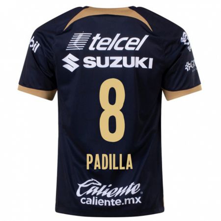 Kandiny Niño Camiseta Dania Padilla #8 Azul Oscuro 2ª Equipación 2023/24 La Camisa Chile