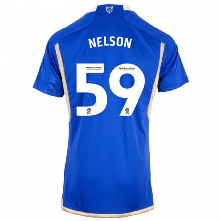 Kandiny Hombre Camiseta Ronny Nelson #59 Azul Real 1ª Equipación 2023/24 La Camisa Chile