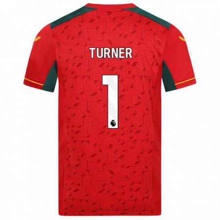 Kandiny Hombre Camiseta Shannon Turner #1 Rojo 2ª Equipación 2023/24 La Camisa Chile