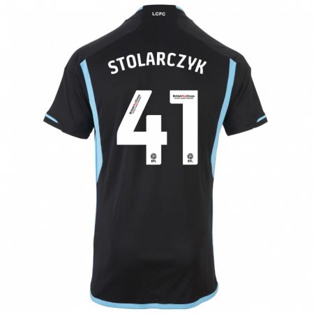 Kandiny Hombre Camiseta Jakub Stolarczyk #41 Negro 2ª Equipación 2023/24 La Camisa Chile