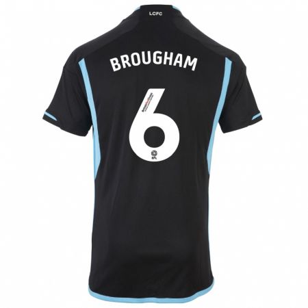 Kandiny Hombre Camiseta Georgia Brougham #6 Negro 2ª Equipación 2023/24 La Camisa Chile
