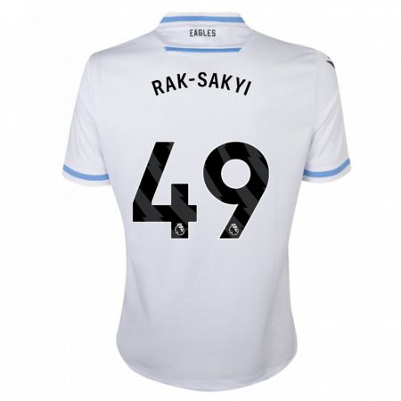Kandiny Hombre Camiseta Jesurun Rak-Sakyi #49 Blanco 2ª Equipación 2023/24 La Camisa Chile