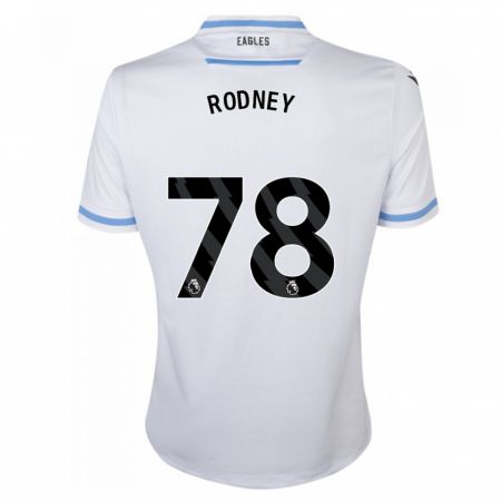 Kandiny Hombre Camiseta Kaden Rodney #78 Blanco 2ª Equipación 2023/24 La Camisa Chile