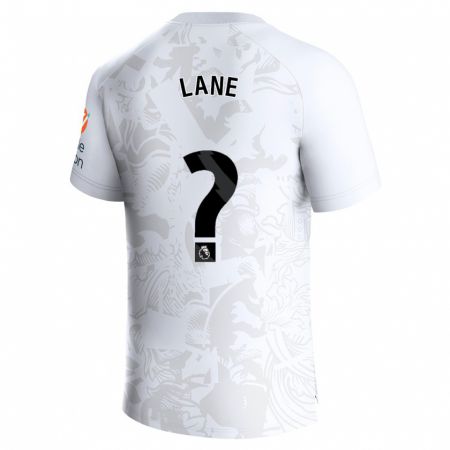 Kandiny Hombre Camiseta Josh Lane #0 Blanco 2ª Equipación 2023/24 La Camisa Chile