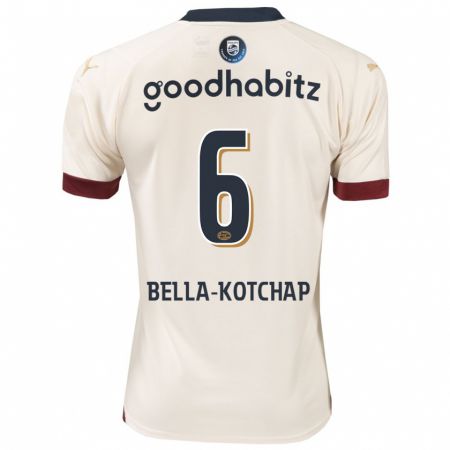 Kandiny Hombre Camiseta Armel Bella-Kotchap #6 Blanquecino 2ª Equipación 2023/24 La Camisa Chile
