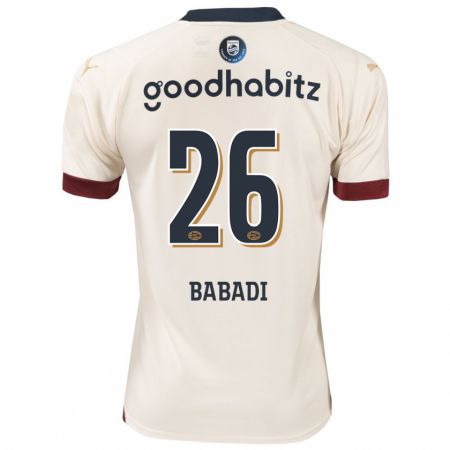 Kandiny Hombre Camiseta Isaac Babadi #26 Blanquecino 2ª Equipación 2023/24 La Camisa Chile