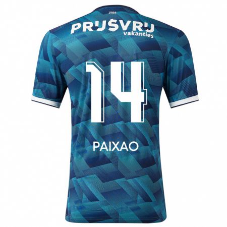 Kandiny Hombre Camiseta Igor Paixão #14 Azul 2ª Equipación 2023/24 La Camisa Chile