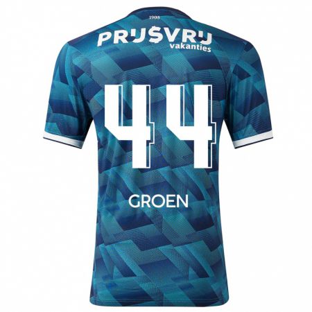 Kandiny Hombre Camiseta Nesto Groen #44 Azul 2ª Equipación 2023/24 La Camisa Chile