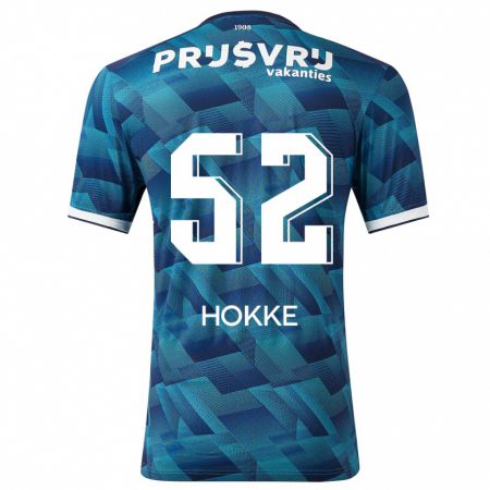 Kandiny Hombre Camiseta Milan Hokke #52 Azul 2ª Equipación 2023/24 La Camisa Chile