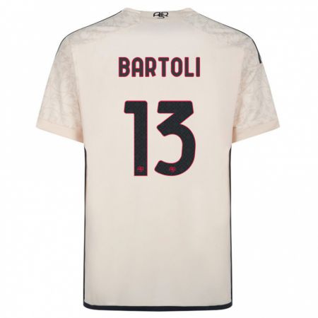 Kandiny Hombre Camiseta Elisa Bartoli #13 Blanquecino 2ª Equipación 2023/24 La Camisa Chile
