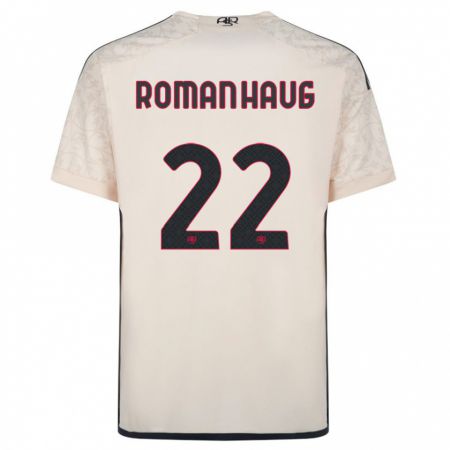 Kandiny Hombre Camiseta Sophie Roman Haug #22 Blanquecino 2ª Equipación 2023/24 La Camisa Chile