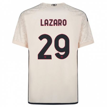 Kandiny Hombre Camiseta Paloma Lazaro #29 Blanquecino 2ª Equipación 2023/24 La Camisa Chile