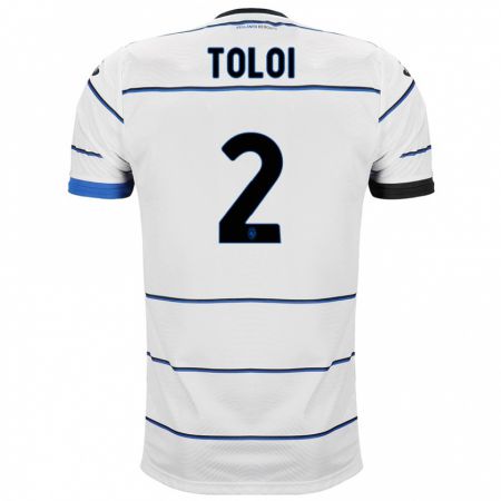 Kandiny Hombre Camiseta Rafael Tolói #2 Blanco 2ª Equipación 2023/24 La Camisa Chile