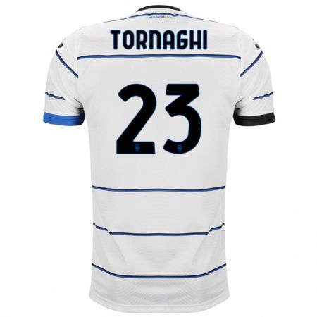 Kandiny Hombre Camiseta Pietro Tornaghi #23 Blanco 2ª Equipación 2023/24 La Camisa Chile