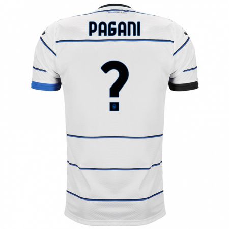 Kandiny Hombre Camiseta Federico Pagani #0 Blanco 2ª Equipación 2023/24 La Camisa Chile