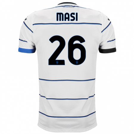 Kandiny Hombre Camiseta Alberto Masi #26 Blanco 2ª Equipación 2023/24 La Camisa Chile